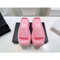 Platform Slippers Personalized Square Head Wedge Flip Flops